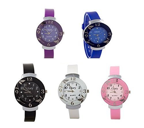 Anjani Modern Glory Awesome Watch Combo of 5 for Womens and Girls -15