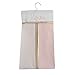 Lambs & Ivy Baby Love 6-Piece Crib Bedding Set - Pink/Gold/White Hearts/Stripes/Chevron