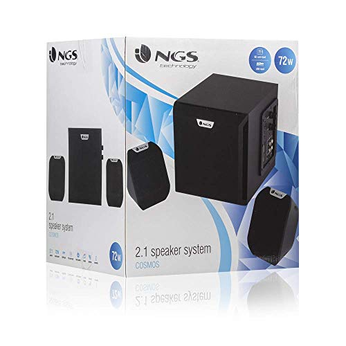 NGS,Multimedia 2.1 Speaker Cosmos,zwart. - Afbeelding 5