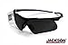 Jackson Safety 38505 Jackson Smoke Safety Glasses, Anti-Fog, Scratch-Resistant, Frameless, Black