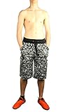 Mens Paisley Bandana Joggor Shorts (S-3XL)