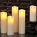 Aignis Flameless Candles, Battery Candles Set of 5 (H5 6
