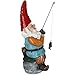 Floyd the Fishing Gnome, 12-Inch Tall by Sunnydaze Decor