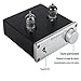 Dilvpoetry TUBE-01 Preamp 6J1 Vacuum Tube Amplifier Buffer Mini HiFi Preamplifier DC12V2A (Silver)