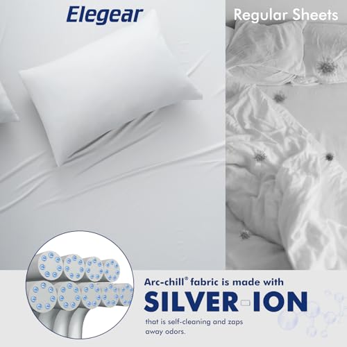 Elegear Refreshing Blanket, Arc-Chill 3.0 Q-Max 0.5 Lightweight Summer Blanket, Soft Cooling Sheet, Thin and Breathable, Summer Blanket for Night Sweats Bed, Sofa, Travel, 200 x 220 cm, Grey