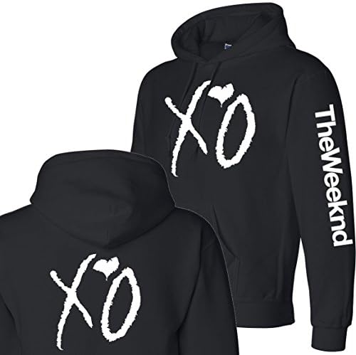 Tee Plaza - XO The weeknd Hoodie WHITE print sweater