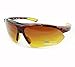 proSPORT Bifocal Sunglasses Tortoise Shell Brown 2.00 Mens Women HD Amber lens Semi Rimless Wraparound