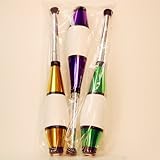 Zeekio Pegasus Juggling Club -Set of Three - Purple Green Gold