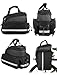 Lixada 2 in1 Bike Trunk Bag Casual Chest Sling Pack Bag Cycling Bicycle Rear Rack Carrier Bag Pannie (Black)
