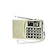 LCJ Portable FM AM SW Multiband Digital Mini Radio and Pocket USB Mp3 Music Stereo Player Speaker with Rechargeable Battery