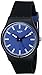 Swatch Men's GB281 Night Sea Analog Display Quartz Black Watch