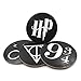 Harry Potter Coasters, Coaster For Drinks With Vibrant Colors And Cork Backing, Prevent Furniture from Dirty and Scratched, Set of 4