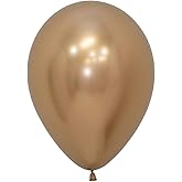 "Betallatex 11"" Reflex Gold Latex Balloons" (53148)