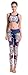 Woxlica Women's Printed Athletic Yoga Bra Tops and Legging Pants