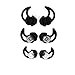 Motanar Replacement Noise Cancelling Double Flange Silicone Earbuds Ear Tips Eargel for Bose QC30 Quiet Control 30 QC20 SIE2 IE3 Soundsport Wireless Earphones Comfortable Soft Silicone 3 Pairs