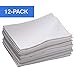 ECR4Kids Cot Sheet, Toddler Size, Rest Time Accessories, White, 12-Pack