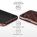 Ringke Wave Case Compatible with iPhone X iPhone 10, Qi Wireless Charge Compatible Dual Layer Heavy Duty Textured Shock Absorbent Drop Resistant Protection Design Cover - Rose Blush