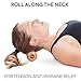 Body Back 2-in-1 Wood Back Roller & Knobber, Deep Tissue Massager & Muscle Roller, Wood Therapy Massage Tool (5 inch)