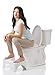 Squatty Potty The Original Bathroom Toilet Stool, 7 inch and 9 inch, White, (Pack of Two)