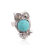 Susenstone®Bohemian Style Retro Cute Owl Ring