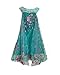 American Vogue ANNA ELSA FROZEN FEVER Girl's Birthday Dress Costume (7-8 Years, Green)