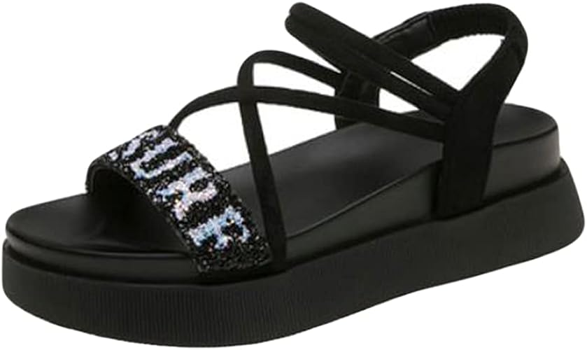 Amazon ｄｅｂａｎｇｎｉ スポーツサンダル レディース 夏用 通気 黒サンダル 登山サンダル 歩きやすいサンダル 厚底 ファッション サンダル ｐu 日常用 可愛い 軽量サンダル パープル22 5 ｄｅｂａｎｇｎｉ ファッションサンダル