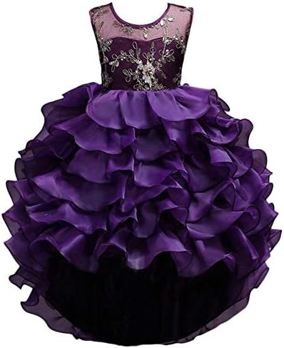 Girl Dress Kids Ruffles Lace Party Wedding Dresses