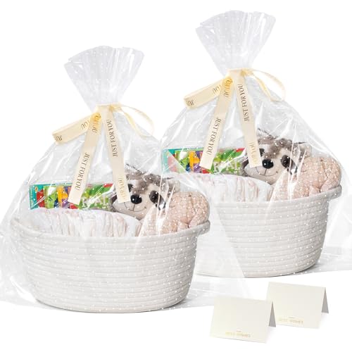 CHICVITA 2-Pack Empty Gift Baskets