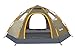 Wnnideo Instant Family Tent Automatic Pop Up Tents for Outdoor Sports Camping Hiking Travel Beach (Grey)