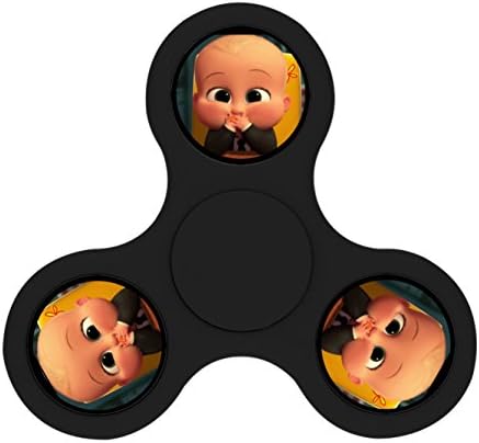 Cute Boss Baby Hand Spinner EDC Fidget Toy With Highly Speed Finger Tri-Spinner Relief Safety Toys for Focus, Kids & Adults