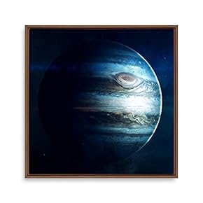 Framed Canvas Home Artwork Decoration Outer Space Canvas Wall Art for Living Room, Bedroom - 16x16 inches