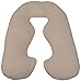 Leachco Back 'N Belly Original Contoured Body Pillow, Tea