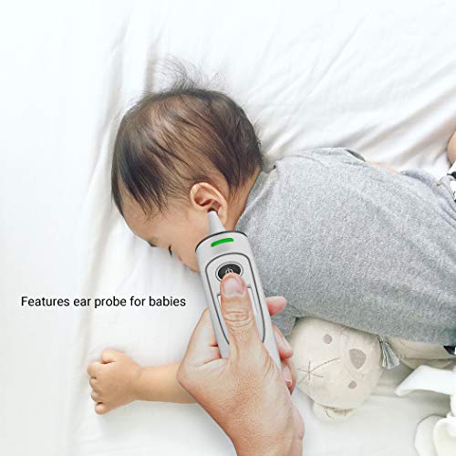 Infrared Ear and Forehead Baby Digital Thermometer NonContact LCD