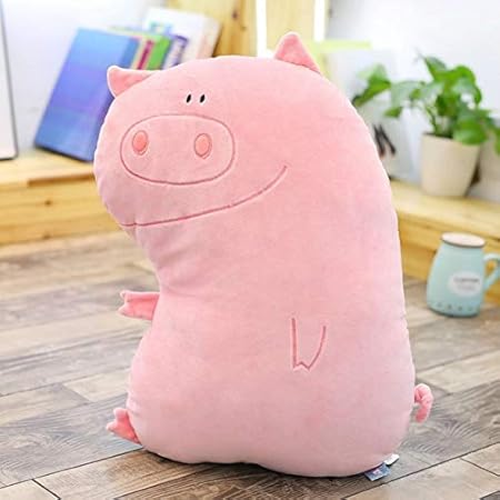 Amazon Vidanqe 48 52 Cm ぬいぐるみ 動物 キツネ ペンギン 豚 ウルフ クマ クッション おもちゃ ソファ 椅子 枕 子供 家族 ドロップ配送可能 おもしろギフト 男の子 好きなキャラクター スーパーヒーロー 着色 ピンク ぬいぐるみ おもちゃ