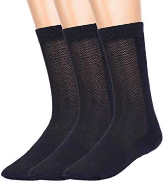 Mush Anti-odor, Breathable, soft feather-lite Bamboo Fiber Cushioned Formal Socks (Calf Length)
