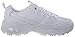 Skechers Sport Women's D'Lites Fresh Start Memory Foam Lace-up Sneaker,White Silver,6.5 W US