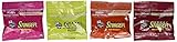 Honey Stinger Organic Energy Chews – Variety Pack – 4 Count – 1 of Each Flavor – Chewy Gummy Energy Source for Any Activity – Cherry Blossom, Lime-Aid, Cherry Cola & Fruit Smoothie – Plus Sticker