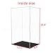 Tingacraft Acrylic Display Case/Box (12.5 x 9.4 x 20.4 inch) Self-Assembly Dustproof for 17
