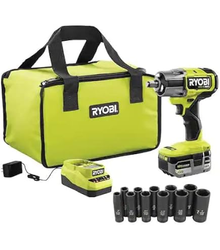 RYOBI 工具 Amazon.com: Ryobi P1830 Kit de llave de impacto 18V One+ 3