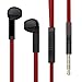 MXditect Wired in-Ear Earphones Jack - 3.5 mm - Black/Red