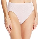 Bali womens Comfort Revolution Seamless Hi-cut Panty, Full-coverage Microfiber Stretch Underwear, 3-pack (Colors May Vary)
