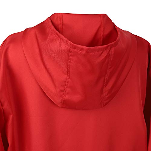 Halloween Costume Mens Red Coverall Long-Sleeve Jumpsuit with Mask Adult Cosplay Costumes L - Thumbnail 3
