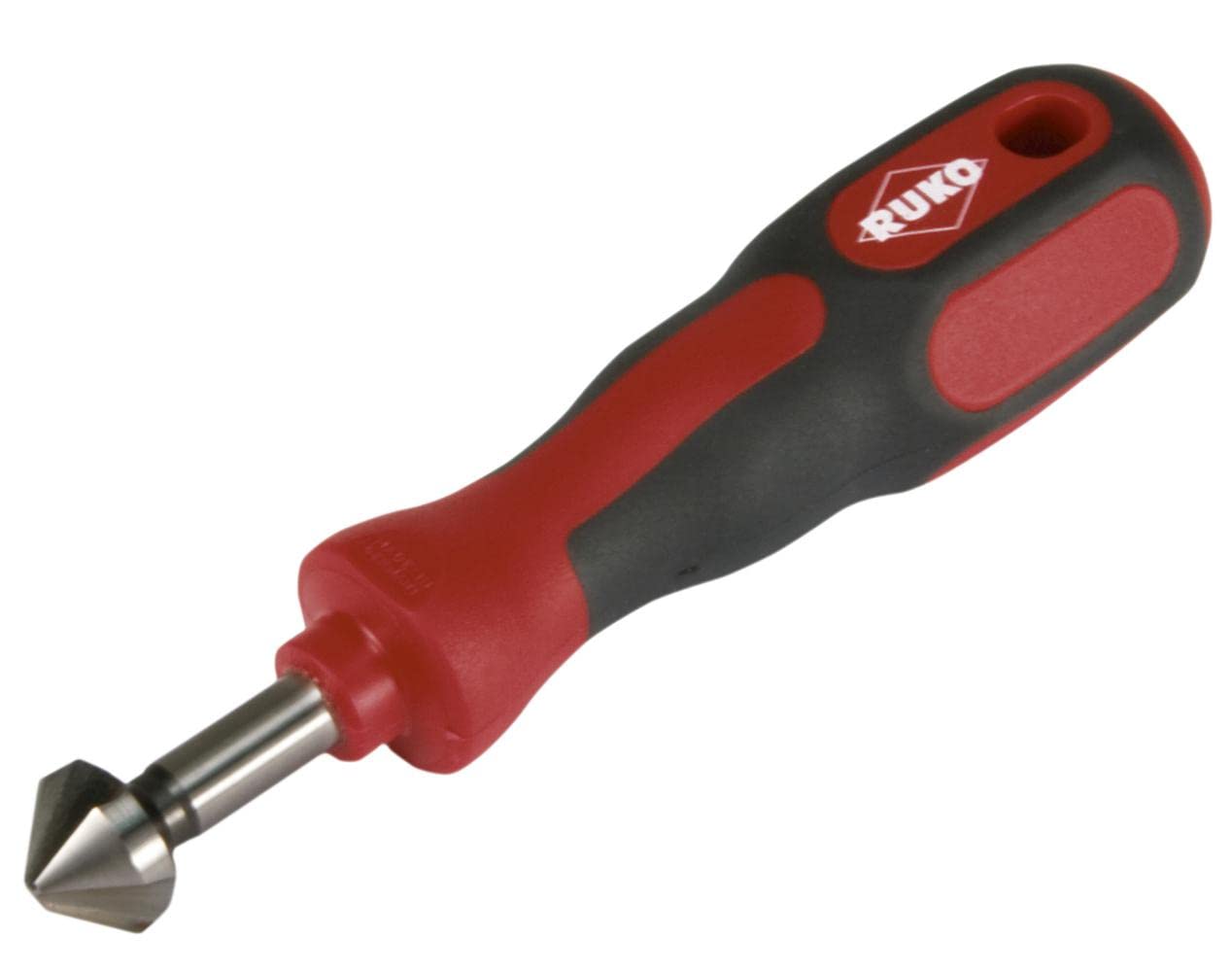 Ruko HSS Hand Deburrer with Countersinker, Bright Finish, 16.5 mm Diameter, R102145