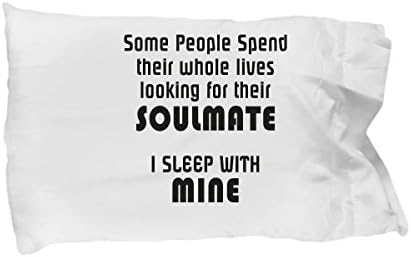Perfect Valentines Gift for Loved One - I Sleep With Mine Pillowcase