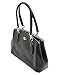 COACH Crossgrain Leather Christie Carryall Shoulder Bag Handbag Black 36606