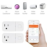 Cevitor Smart Home WIFI Power Socket Plug Outlet,Work With Alexa and Smart Phone Wireless Controls, Not Hub Required (Professional 1-Pack)