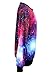 Pink Queen Galaxy Print Sweatshirt Sweaters Roll Neck Pullovers