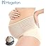 Megellan Pregnancy Belt, Maternity Belt, Breathable Abdominal Binder, Breathable Pelvic and Back Support, Belly Support Band, One Size, Beige