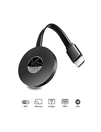 Dongle de pantalla WiFi, pantalla inalámbrica HDMI de 1080p Mini receptor para compartir vídeo HD soporte Miracast Airplay DLNA TV Stick para Android Mac iOS Windows