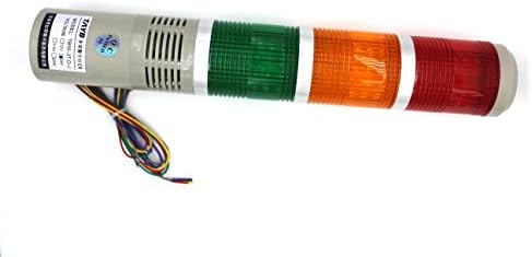 AC/DC 24V Red Green Yellow LED Lamp Industrial Tower Signal Light